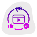 Socialmedia videos-add shares