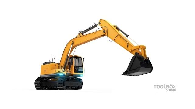 JCB 3D Industrial  Animation work by Toolbox