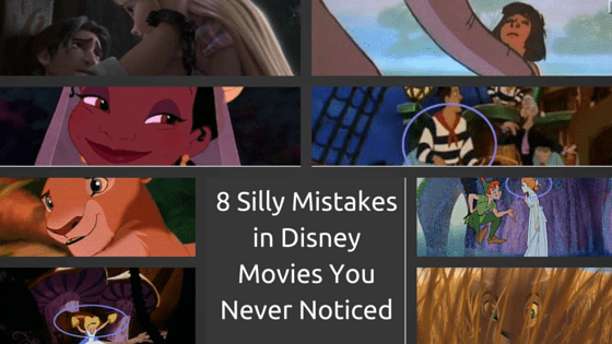 Silly mistakes in disney movies