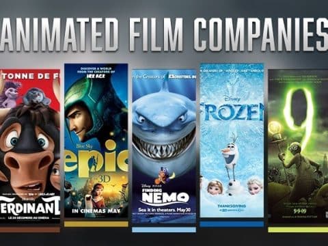 Animated Film Companies - An image depicting animated film companies discussed in a blog.