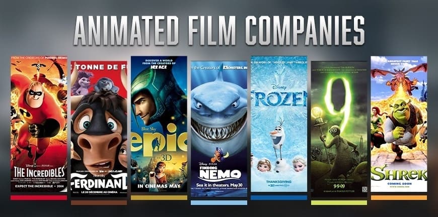 Animated Film Companies - An image depicting animated film companies discussed in a blog.