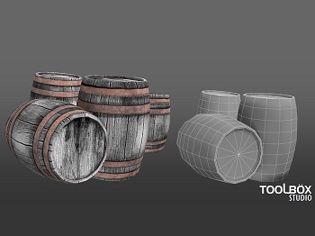 Wine Barrels Image